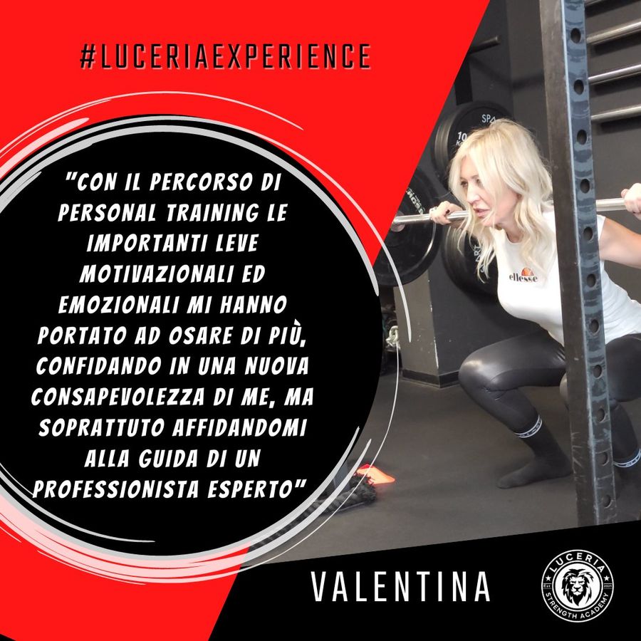 Testimonianza di Valentina: il percorso di personal training l'ha portata a osare di più, affidandosi alla guida di un professionista esperto.